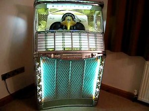 wurlitzer jukebox playing at the hop