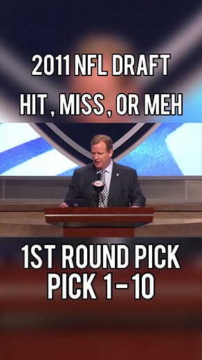2011 NFL Draft Hit, Miss, Meh #nfl #nationalfootballleague #football #nfldraft #sports #fyp #2011 #2011nfldraft #2011football #hit #miss #meh #1stroundpick #wherearetheynow #wherertheynowsports #wherearetheynowsports #nflplayers #2023