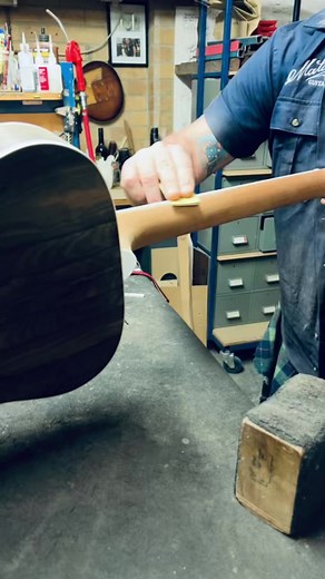 #ADayInTheLife. Maton Custom Shop Master Luthier Andy Allen making dreams a reality by hand. #FactoryFriday. Visit our website to learn more about the Maton Custom Shop experience. (🎸I’ve always thought of you’ - Tommy Emmanuel) | Maton Guitars