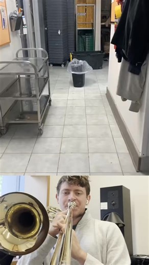 3.5K views · 23 reactions | trombone trick shot | TromboneTimo | Facebook