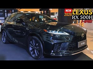 2026 Lexus RX 500h F-Sport Revealed – This Is Pure Luxury & Power!