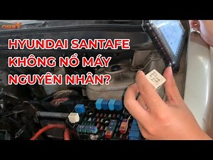 Xe Hyundai Santafe không nổ được máy nguyên nhân tại sao? | AUTEL MS906PRO