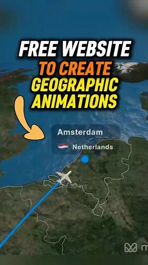 This FREE Website Creates Stunning Map Animations