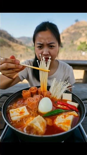 mukbang seblak super pedas #movie #mukbang #pedas #food