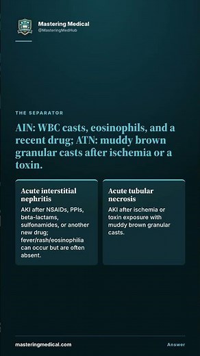 AIN vs ATN: How to Tell Them Apart | USMLE Step 1