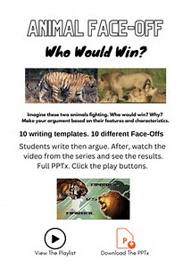 Animal Face-Offs. Animals. Comparisons. ELA. Video. Discussion. Debate.