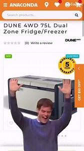 That feeling when the new Dune 4WD Fridge/freezers land online! 🙌 Check them out here - https://bit.ly/3PeUmtW #dune4wd #dunefridges #anacondastores #fridgefreezer #campinggear | Anaconda Stores