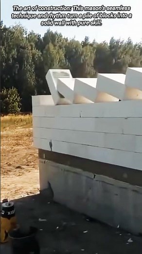 Incredible skill makes this professional mason seem like magic.