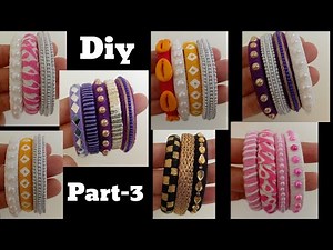‪@ArtHub21‬ Bangles Making at Home/Thread Bangles Tutorial#threadbangles #threadbanglenewdesign