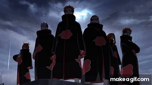 Naruto - Rain [wallpaper] on Make a GIF