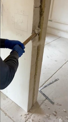 Perfectly Leveling a Door Opening 🔥 Precision Work! #diy #workers #construction
