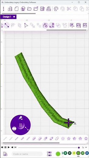 Embroidery Digitizing Software EL | Snap-to-Anchor