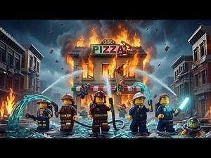 LEGO City Shop Fire! 🚒🔥 Ultimate Firefighter Rescue Mission | Dream Lego