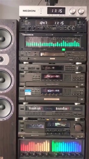 Medion Component Added to Vintage Technics Hifi System #vintage #hifi