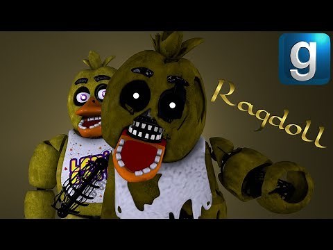 Gmod FNAF | Scrap Chica Custom Ragdoll