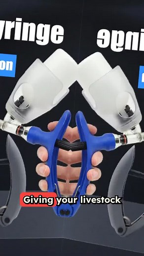 Automatic Veterinary Injection Syringe for Livestock