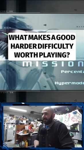 What Makes A Harder Difficulty Worth Playing? #gaming #metroidprime #gamedesign #metroid