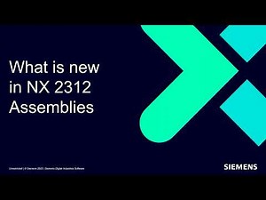 What is new in NX 2312 Assemblies