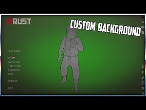 How to Change the Rust Menu Screen to Anything #Shorts