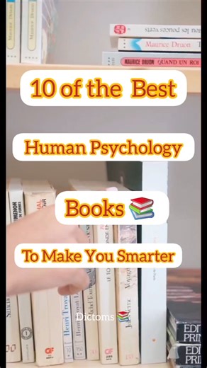 The 10 best human psychology books to make you smarter… #psychology #behavior #humanpsychology #smarter #bookrecommendations #bookstagram #bookaddict #bookreview #bookworm | Dictoms
