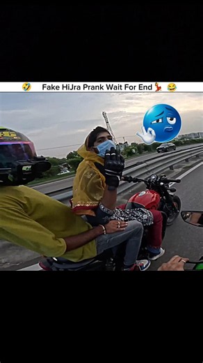 ​🏍️ Biker Boys Fooled! 🤣 Biker Friend Disguised as a Hijra to Cheat Everyone! 💃 Wait For End!