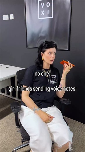 Listening like my life depended on it... for a whole lotta nothing 😭 Data allowances suck, join VOXI Mobile for unlimited scrolling without eating into your data #Girl #Friend #VoiceNotes #Relatable #TheFuNeverEnds | VOXI