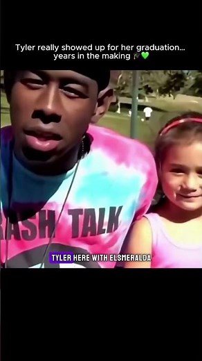 Tyler, The Creator at "Esmeralda’s" Graduation 🎓💚