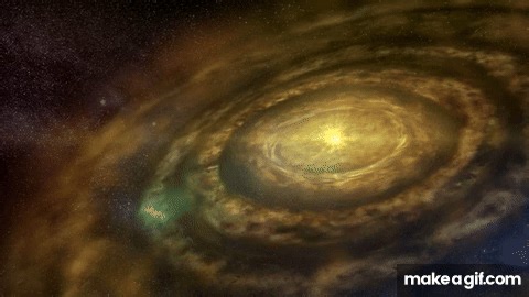 Formation of Planets in a Protoplanetary Disk on Make a GIF