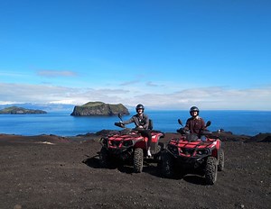 Volcano ATV Tour Westman Islands | ATV tour on Eldfell Volcano