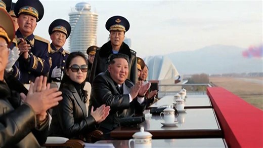 North Korean leader and his daughter attend 80th Air Force anniversary