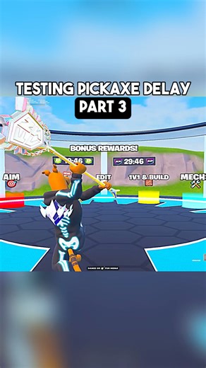 Testing Pickaxe Delay 🤯 | Part.3 #fortnite