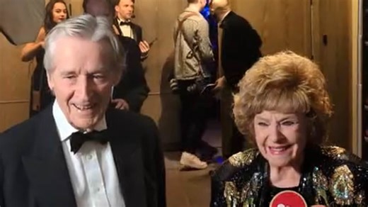 Corrie icons say they have no plans to retire at Variety Club TV honour