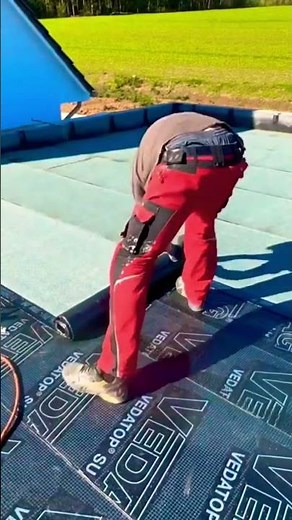 Sealing Garage Roof with roofing Felt