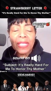 Should she cut her mom off? 🤭 👀 What would you do? 🧐 [TO HEAR MORE LETTERS, CHECK OUT OUR #STRAWBERRYLETTER PODCAST & TAP 👉🏾 http://ihe.art/atHTire] "Subject: It’s Really Hard For Me To Honor Thy Mother Dear Steve and Shirley, I’m currently living with my mom because of a back injury I got a few years ago. I had to humble myself and ask her if I could stay with her temporarily, after I lost my job. She said I could stay there until I found someone that’s crazy enough to hire me. She is not 