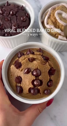 Delicious Blended Baked Oats 3 Ways | Baked Oatmeal Recipe