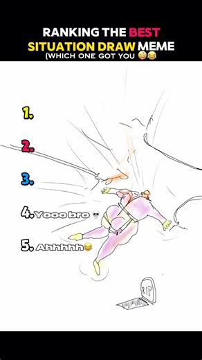 Top 5 best situation draw 😭😭 #funny #funnyscenarios