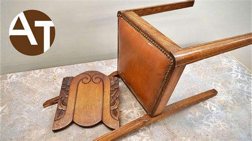 This art deco chair restoration is harder than you think