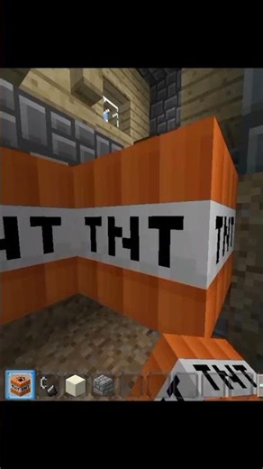 sand and tnt trap in #minecraft