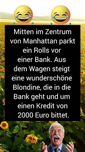„Blonde Frau überrascht die Bank!“#humor #witz #witzig #witze #shorts #storytime