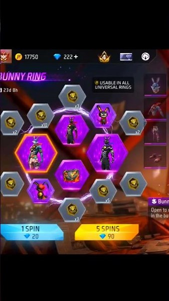 NEW BUNNY 🐰 RING EVENT SPINING 👀🫣 WAIT FOR END 🔚 Waste My Dmds 💎 2026 Bunny Ring Event Come Back