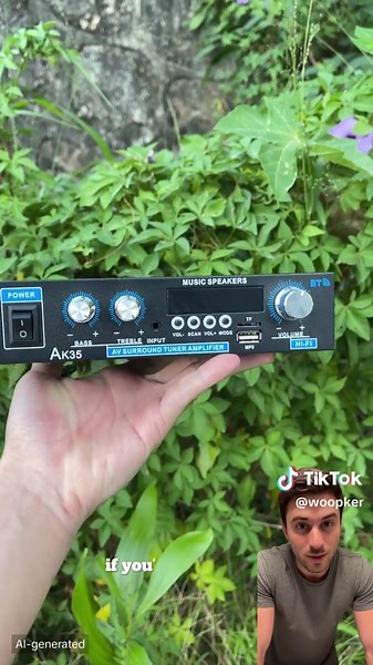 Tiny but powerful 🔥 AK35 turns any room into a home party — plug in your phone, USB, or TF card and go! 🎉 #ipod #smarthome #amazongadgets #karaokemachine #portablespeaker #amazongadget #homecinema #tvgadgets #hightechgadgets #wirelesskaraoke