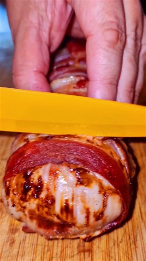 Air Fryer Bacon Wrapped Pork Tenderloin😋 | Mywayofeating
