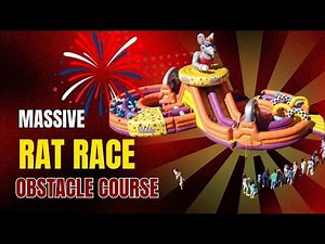 Inflatable rat race Obstacle Course Rentals