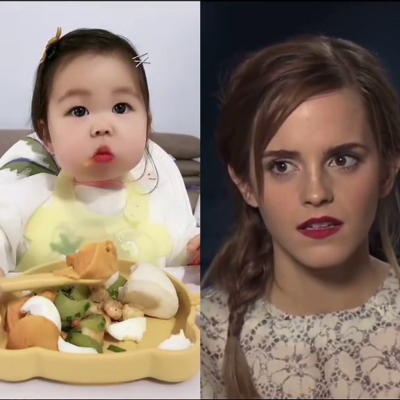 #emmawatson #baby What a good baby!