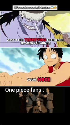 Difference between Luffy & Arlong 😱🤣 #anime #onepiece #memes