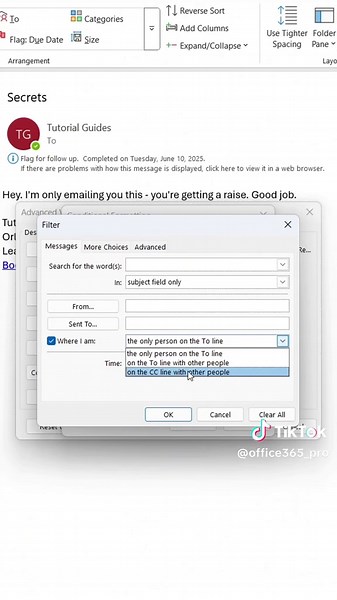 One of my favorite outlook tricks, have you tried it? #outlook #outlooktips #microsoft #viral #fyp #tutorial