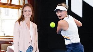 Barbora Krejčíková zazářila mimo kurt. Fotografům pózovala jako zkušená modelka