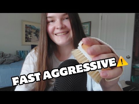 LOUD FAST AND AGGRESSIVE MIC TRIGGERS ASMR
