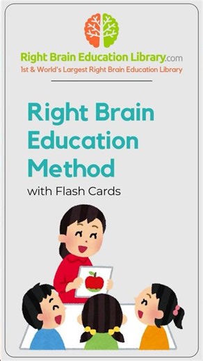 Right Brain Education Method with Flash Cards