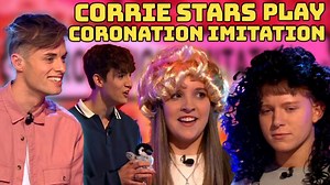 Coronation Street stars Elle Mulvaney, James Craven and Paddy Bever play Coronation Imitation!